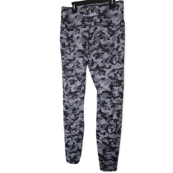 Spyder Camo Tech Fleece Core Leggings Size Medium - Picture 4 of 7